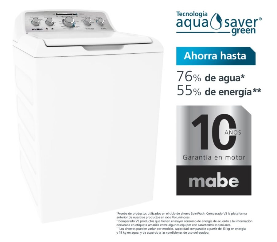 Lavadora Automática - 22 kg