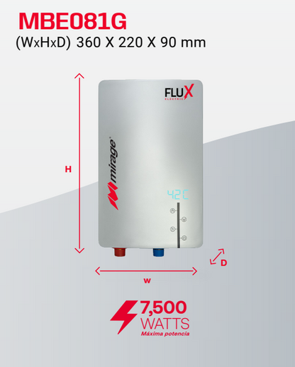 Boiler Eléctrico 7,500 Watts – 220V (MBE081G)